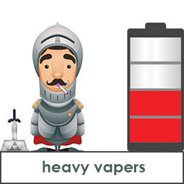 heavy vapers e-cigarette
